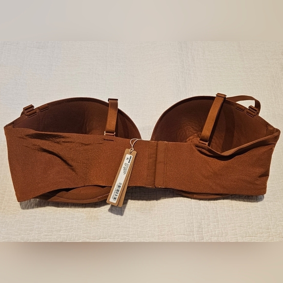 Skims Ultimate Collection Strapless PushUp Bra Bronze 44C NWT - Picture 5 of 7